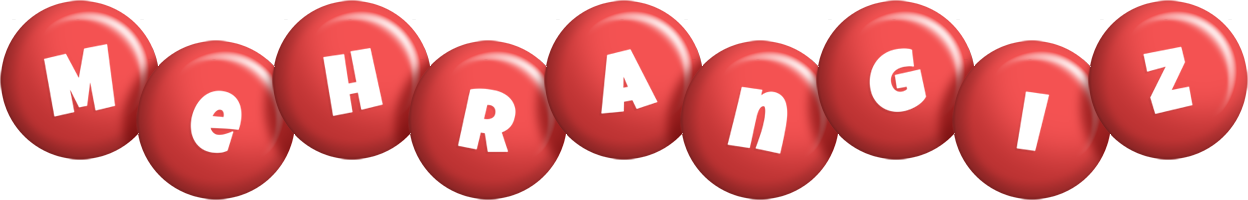 Mehrangiz candy-red logo