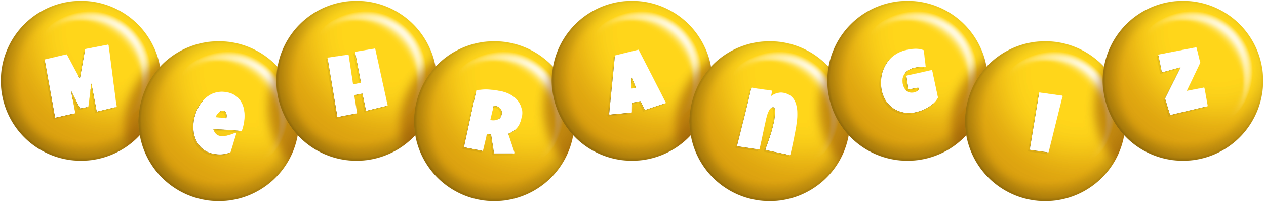 Mehrangiz candy-yellow logo