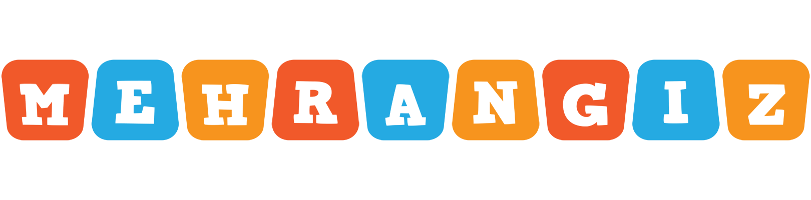 Mehrangiz comics logo