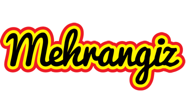 Mehrangiz flaming logo