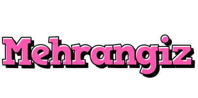 Mehrangiz girlish logo