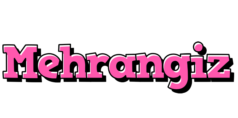 Mehrangiz girlish logo