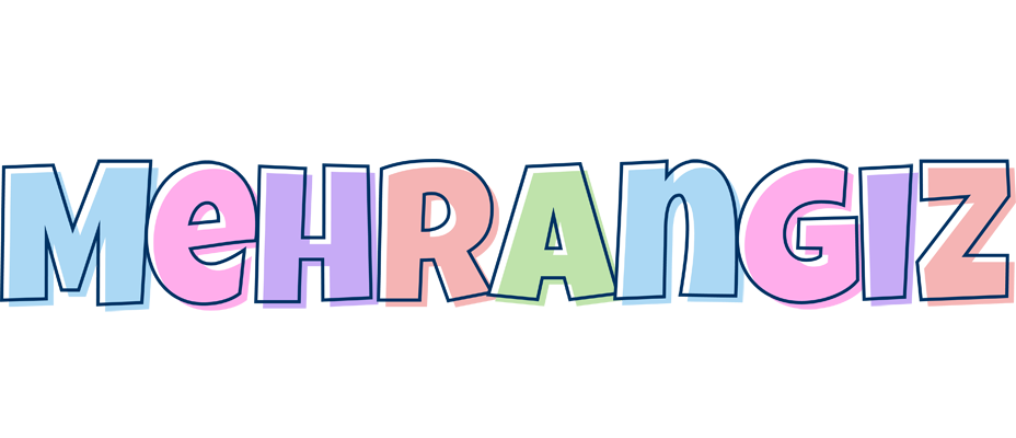 Mehrangiz pastel logo