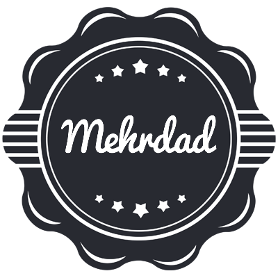 Mehrdad badge logo