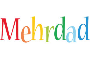 Mehrdad birthday logo