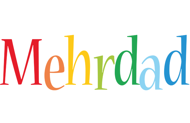 Mehrdad birthday logo