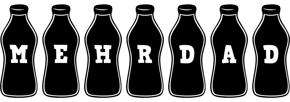 Mehrdad bottle logo