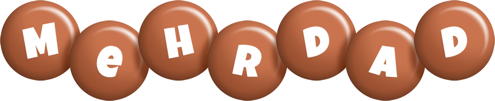 Mehrdad candy-brown logo