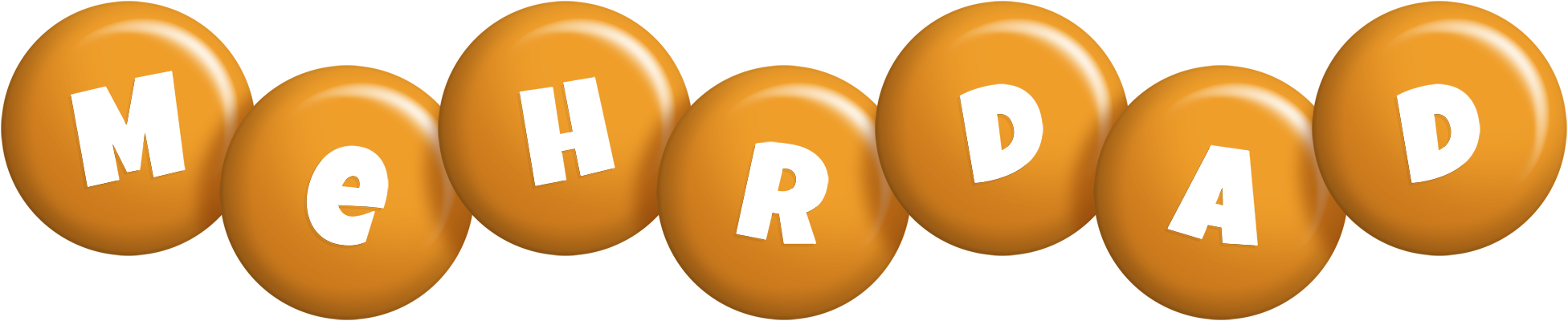 Mehrdad candy-orange logo