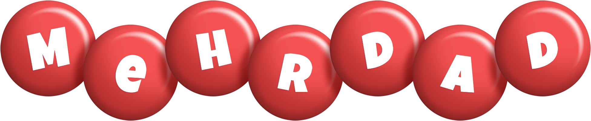 Mehrdad candy-red logo