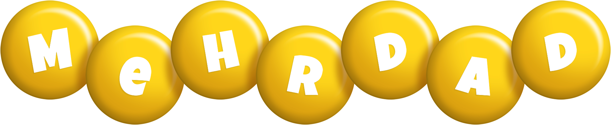 Mehrdad candy-yellow logo