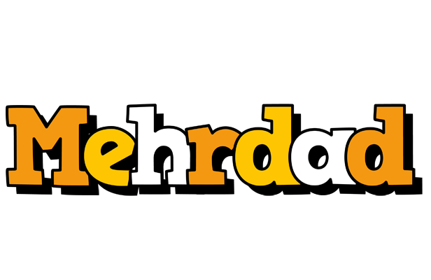Mehrdad cartoon logo