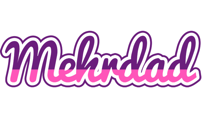 Mehrdad cheerful logo