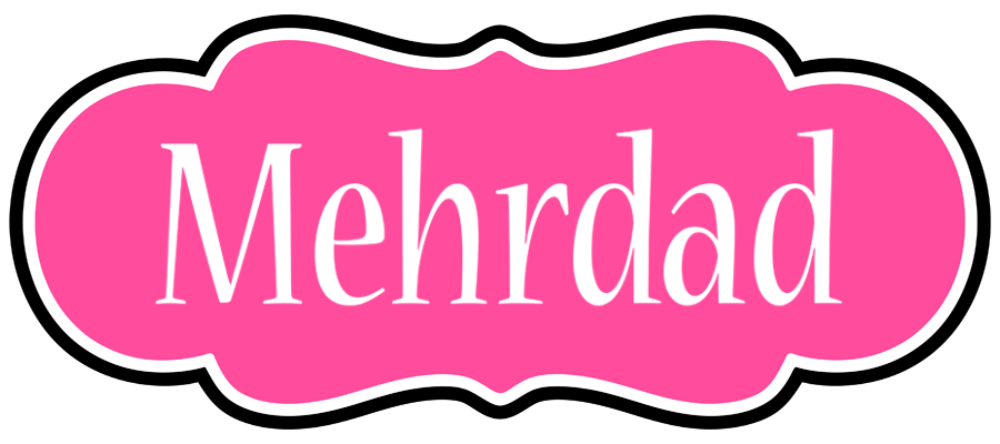 Mehrdad invitation logo