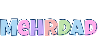 Mehrdad pastel logo