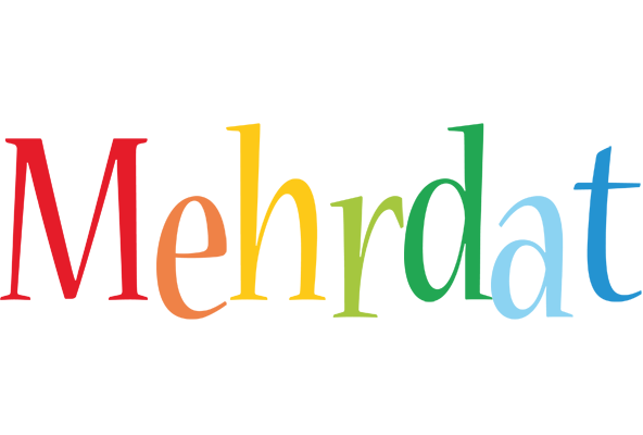 Mehrdat birthday logo