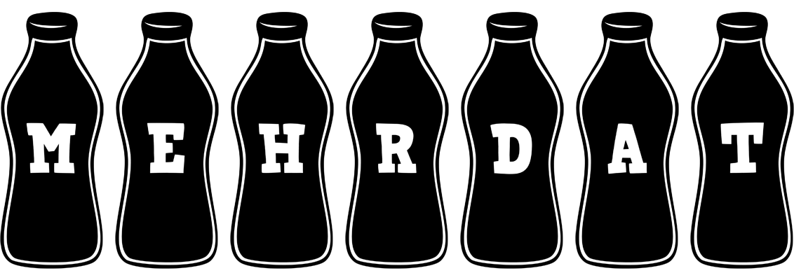 Mehrdat bottle logo