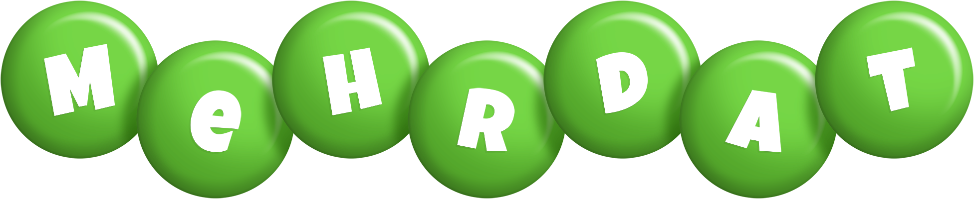 Mehrdat candy-green logo