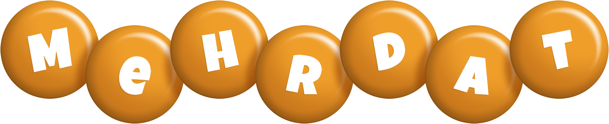 Mehrdat candy-orange logo