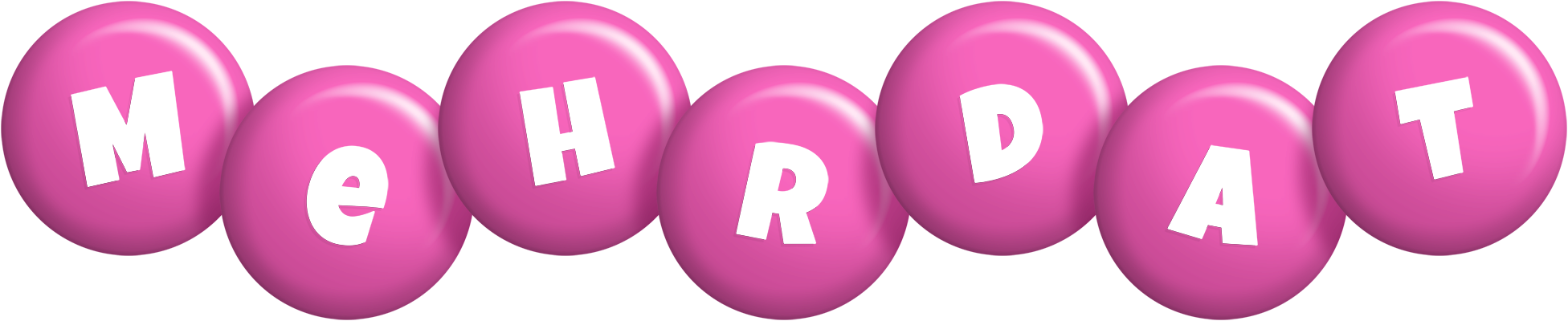 Mehrdat candy-pink logo