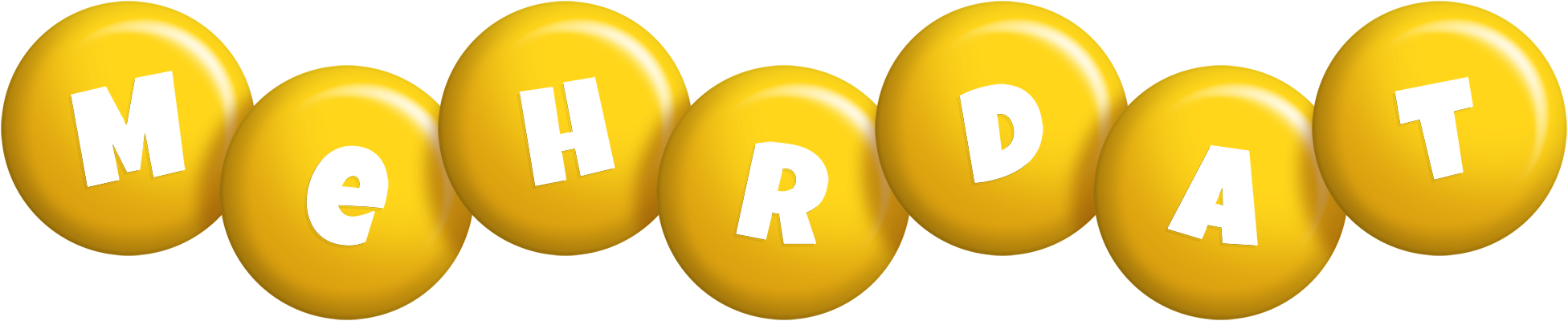 Mehrdat candy-yellow logo
