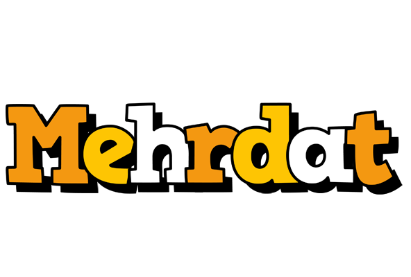 Mehrdat cartoon logo
