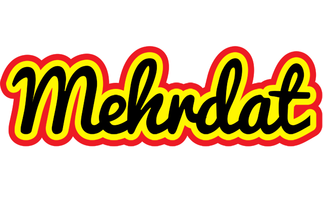 Mehrdat flaming logo