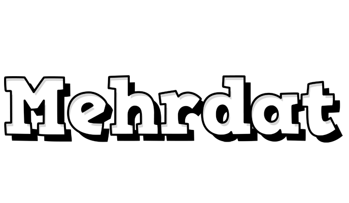 Mehrdat snowing logo