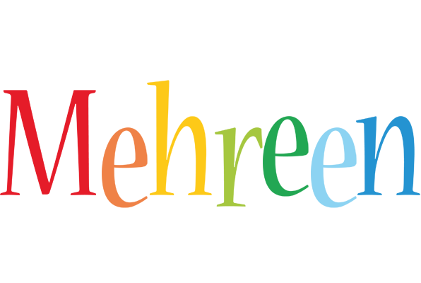 Mehreen birthday logo