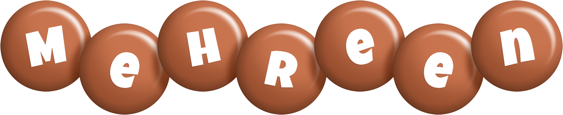 Mehreen candy-brown logo