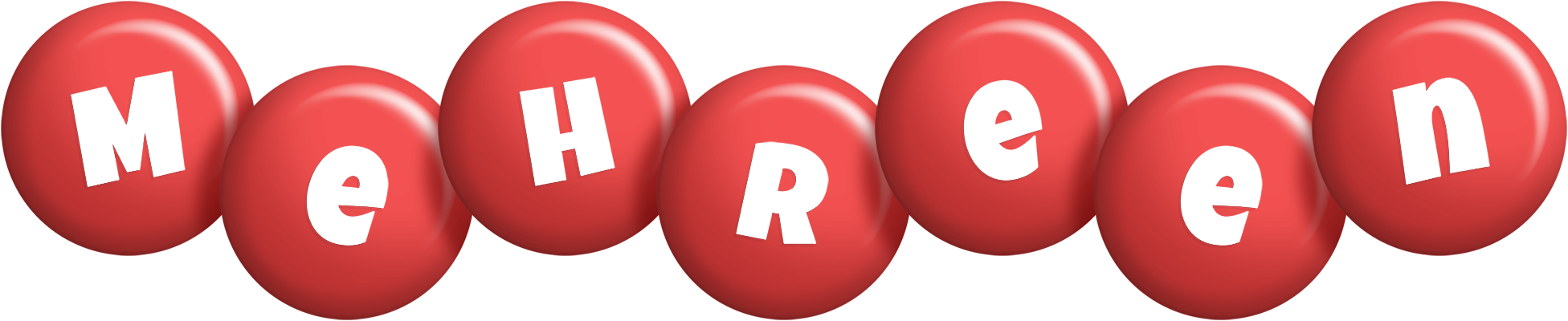Mehreen candy-red logo