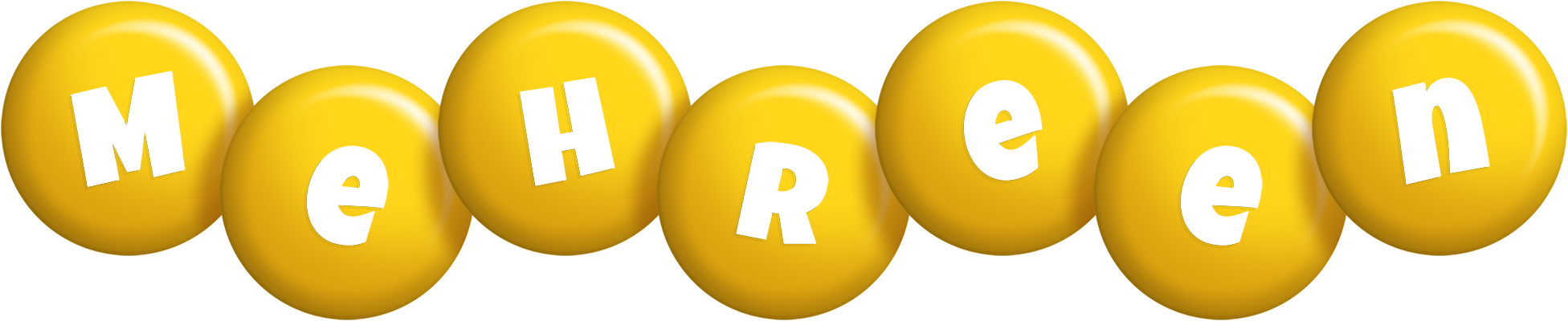 Mehreen candy-yellow logo