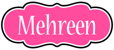 Mehreen invitation logo