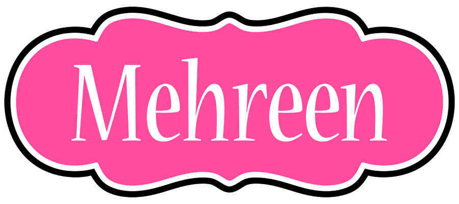 Mehreen invitation logo