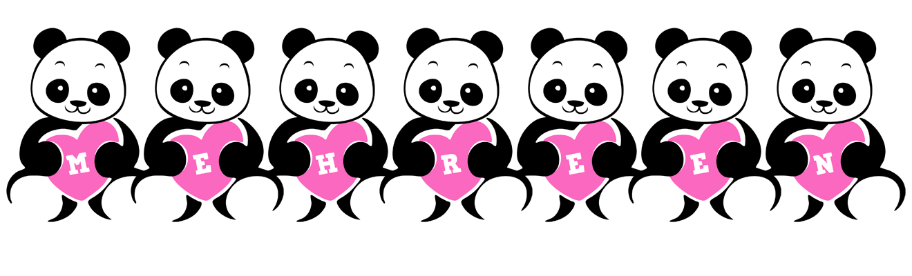 Mehreen love-panda logo