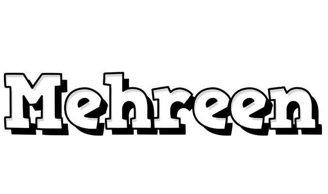 Mehreen snowing logo