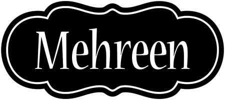 Mehreen welcome logo