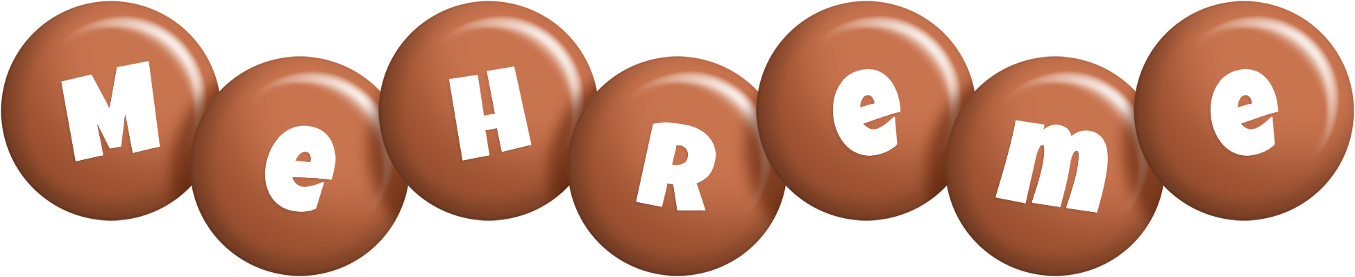 Mehreme candy-brown logo
