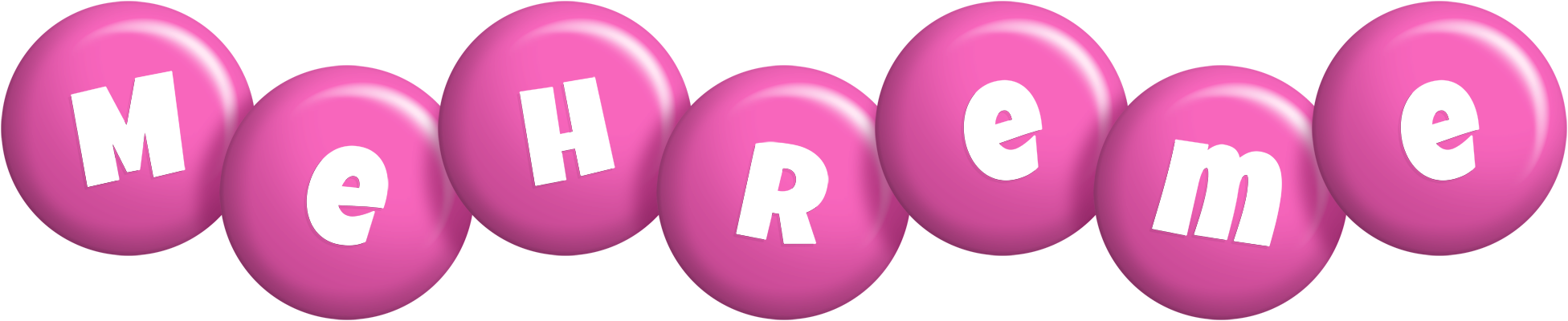 Mehreme candy-pink logo