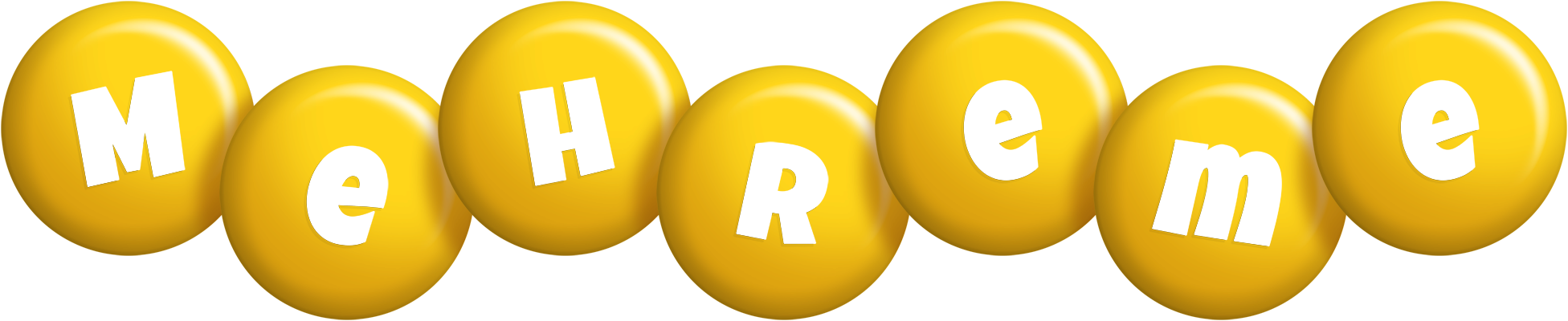 Mehreme candy-yellow logo