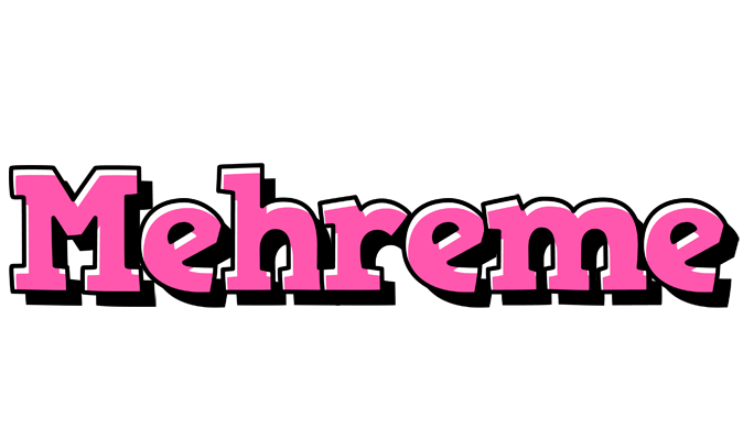 Mehreme girlish logo