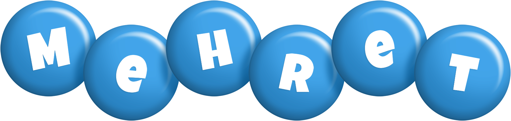 Mehret candy-blue logo