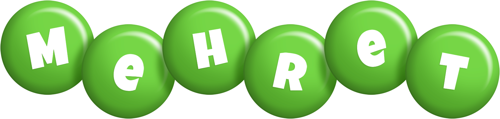 Mehret candy-green logo