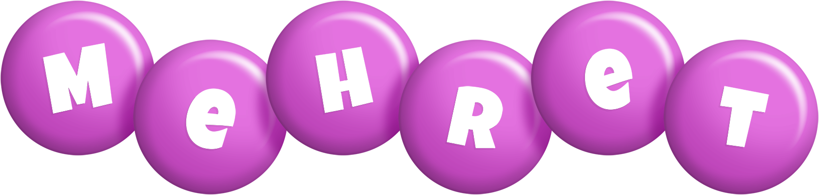 Mehret candy-purple logo