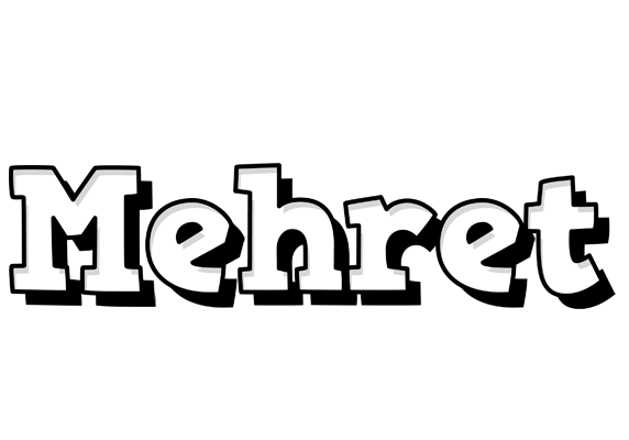 Mehret snowing logo