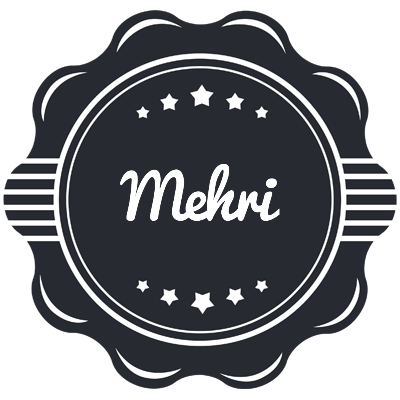 Mehri badge logo