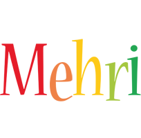 Mehri birthday logo