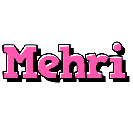 Mehri girlish logo