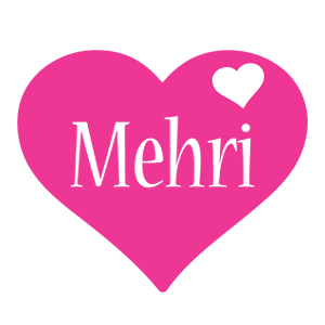 Mehri love-heart logo