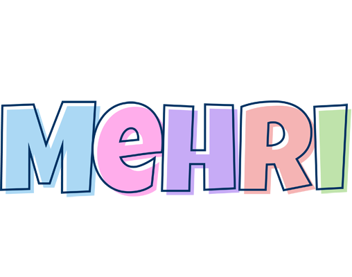 Mehri pastel logo